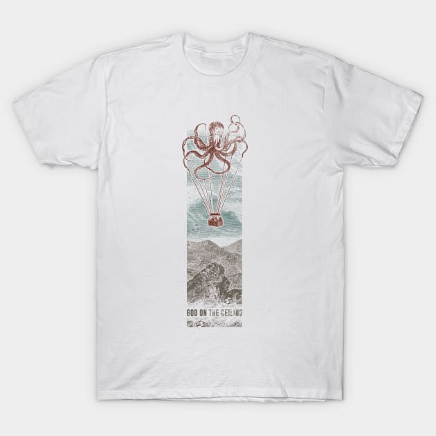 God on the Ceiling T-Shirt by LookLeftDesign